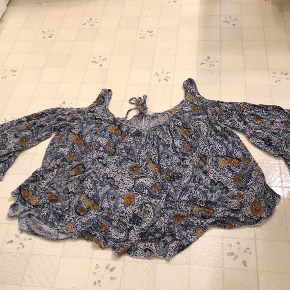 Free people paisley flowy top